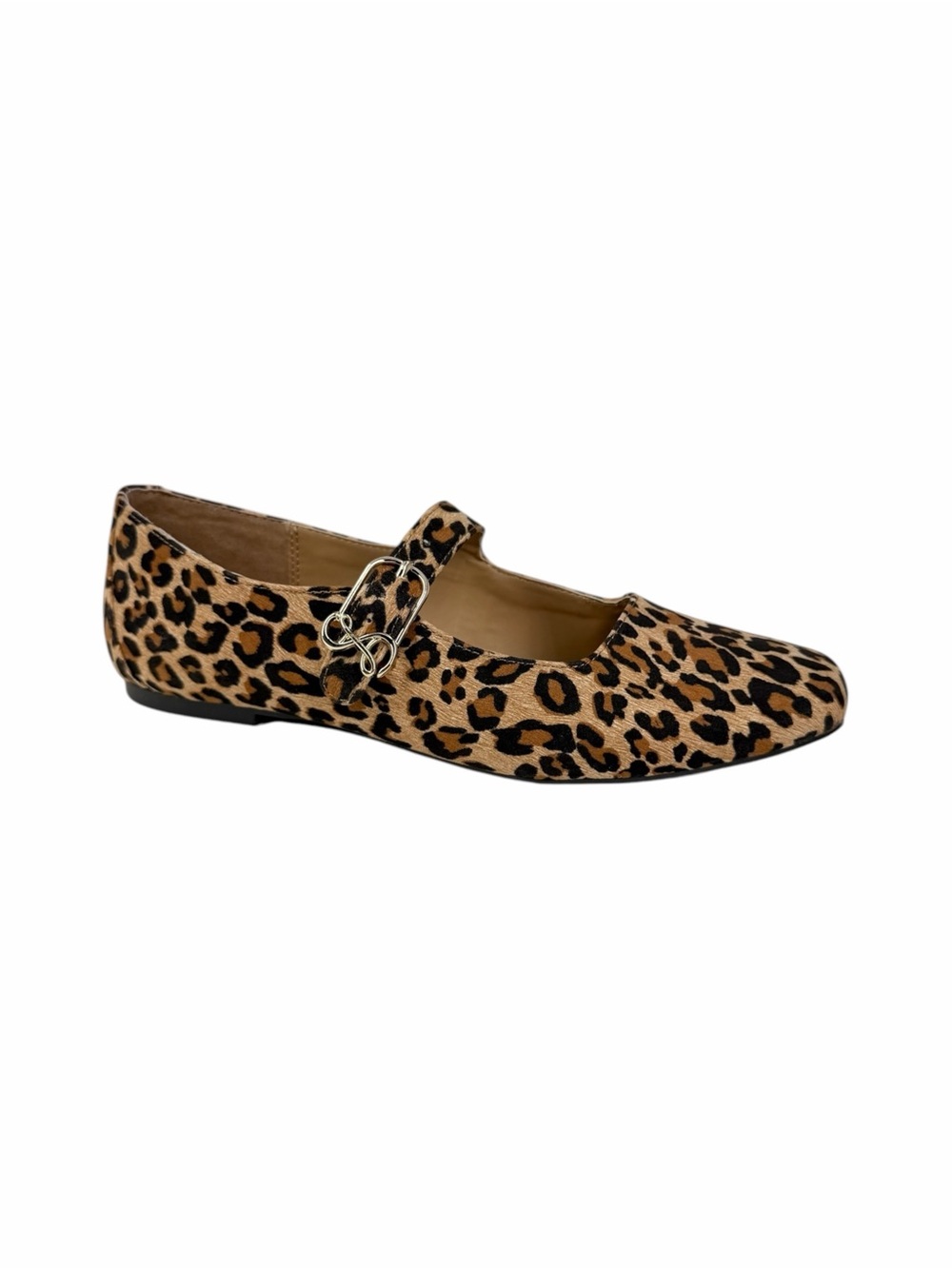 Sam and Libby Women's Fredi Mary Jane Flats Leopard Print Size 9M